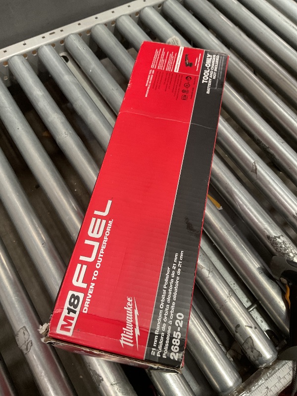 Photo 1 of . Milwaukee M18 Fuel 21mm Random Orbital Polisher - No Charger, No Battery, Bare Tool Only