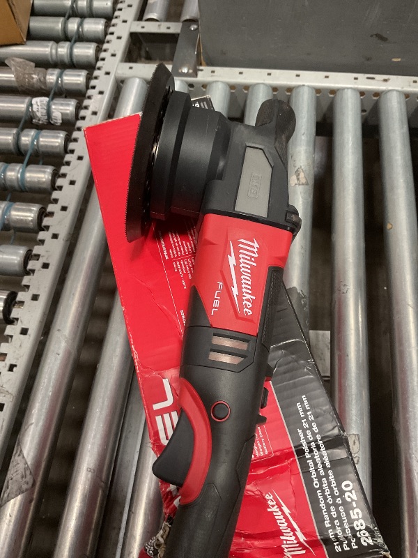 Photo 1 of . Milwaukee M18 Fuel 21mm Random Orbital Polisher - No Charger, No Battery, Bare Tool Only