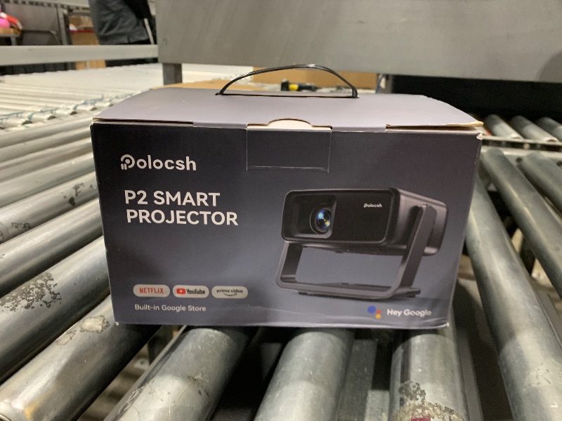 Photo 1 of **FOR PARTS ONLY**
Polocsh 4k Projector with WiFi and Bluetooth, Smart Projector with Auto Focus & Voice Control, Over 10,000+ Apps Movie Home Theater Mini Portable Proyector For Indoor/Outdoor