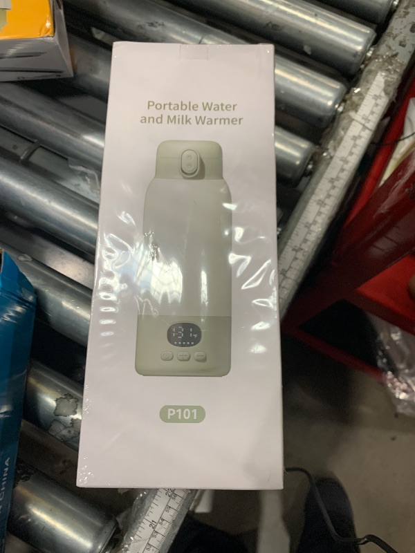 Photo 1 of ***Factory sealed** Portable Bottle Warmer 17oz Bottle Warmer for Breast Milk Formula & Water, Fast Heating, Long Battery Life & Large Capacity, Suitable for Baby Outdoor Travel Green