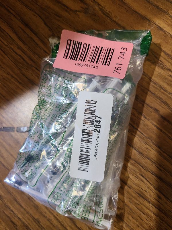 Photo 1 of 20 Pack 1ml Syringe with Cap for Liquid, 1cc Plastic Small Syringes with Cover, Non-Sterile, No Needle