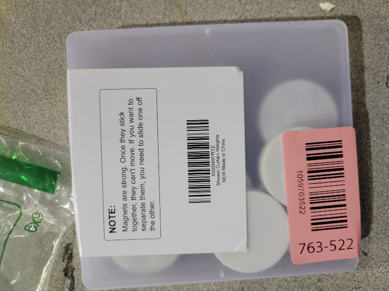 Photo 1 of 12 Pack Shower Curtain Weights, Rubber Covered Magnetic Curtain Weights, Shower Magnets for Curtain Liner Prevent from Blowing Around, Work for Drapery, Flag, Tablecloth (6 Pairs)