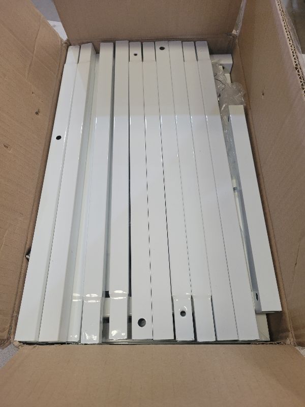 Photo 1 of 8.2FT Adjustable Backdrop Stand Kit - Square Wedding Arch & Balloon Arch for Photo Booth Background, Baby Shower, Birthday Party Decorations (Portable Frame) (White, 8.2X 8 FT)