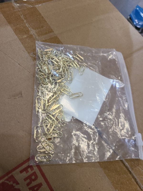 Photo 1 of 100PCS Metal Mini Paper Clips 0.6inch (15mm) Small Paperclips Super Cute Tiny Paperclips Finish Steel Tiny Paper Clips Journaling Decorative Small Papers Clip for Home Office School Desk Organizers