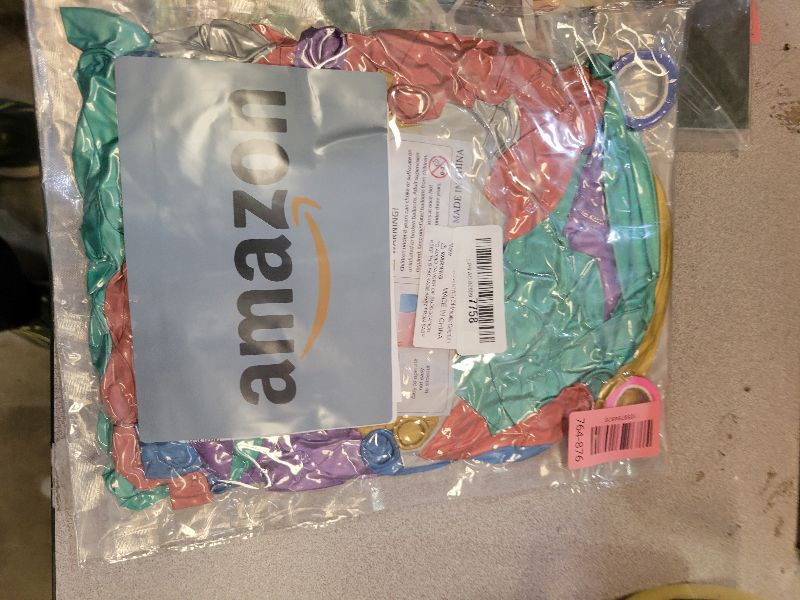 Photo 1 of 135pcs Metallic Balloons Different Sizes 18" 12" 10" 5" Chrome Latex Balloon Garland Arch Kit for Birthday Baby Shower Gender Reveal Wedding Party Decorations (24-Metallic Colorful)