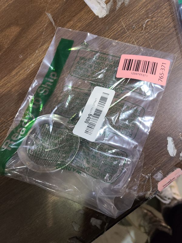 Photo 1 of 1 Pack Fine Mesh Strainers, Mini Stainless Steel Strainer with Handle for Kitchen, Metal Sieve Sifters for Straining Tea, Matcha, Cocktail, Juice and Coffee (8.6in 7.5in)