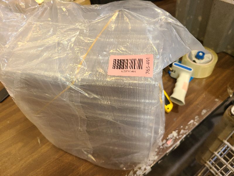 Photo 1 of 100 Pack Clear Plastic Egg Cartons, Reusable Stackable Egg Containers for Farm, Market & Fridge Storage, 3×4 Grid