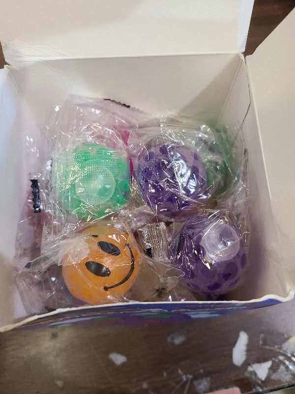 Photo 1 of 20 Pack Colorful Mini Stress Balls Set, Squishy Balls Fidget for Adult, Squeeze Balls Bulk, Birthday Gifts Party Favors Goodie Bags Stuffer Anxiety Stress Relief