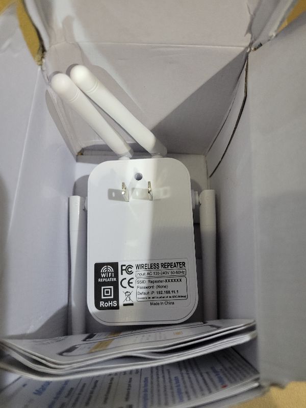 Photo 1 of 2025 WiFi Extenders Signal Booster for Home Long Range Up to 9800 sq. ft & 40 Devices, WiFi Extender Signal Booster, Internet Booster, Long Range WiFi Extender,Quick Setup-Medium