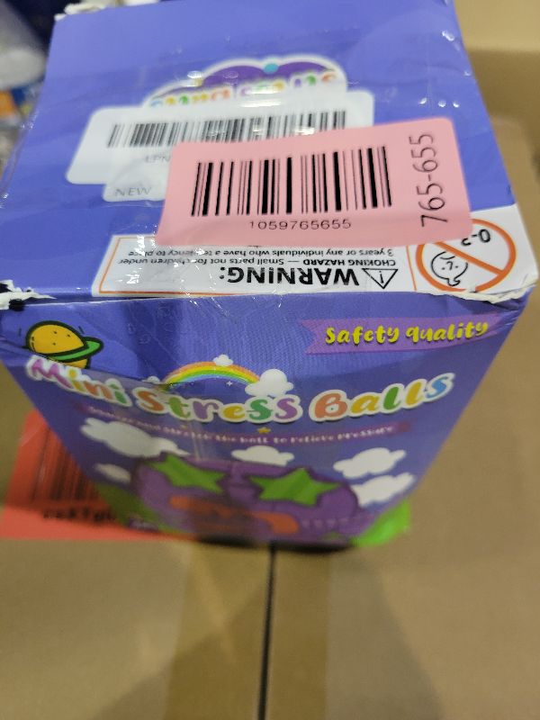 Photo 1 of 20 Pack Colorful Mini Stress Balls Set, Squishy Balls Fidget for Adult, Squeeze Balls Bulk, Birthday Gifts Party Favors Goodie Bags Stuffer Anxiety Stress Relief