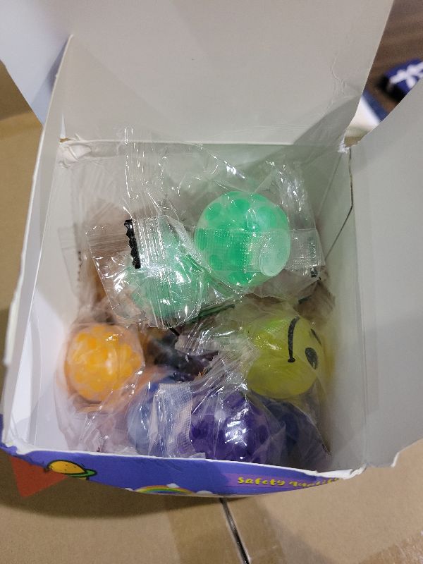 Photo 1 of 20 Pack Colorful Mini Stress Balls Set, Squishy Balls Fidget for Adult, Squeeze Balls Bulk, Birthday Gifts Party Favors Goodie Bags Stuffer Anxiety Stress Relief