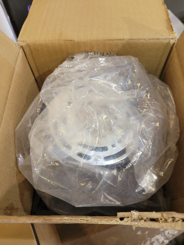 Photo 1 of ?Upgraded?Semi Flush Mount Ceiling Light, Black Industrial Ceiling Light Fixtures, Farmhouse Light Fixture for Hallway Stairway Garage Living Room Dining Room Balcony?Not waterproof, Not for Outdoor?