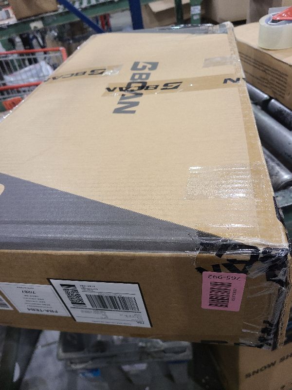 Photo 1 of BCAN 36'' Toddler Trampoline, ASTM Certified-Foldable Mini Trampolines for Kids Ages 1-6, Adjustable Handle, Safety Pad & Foldable Legs, Baby Trampoline Indoor/Garden, Gift for Boy and Girl, Beige