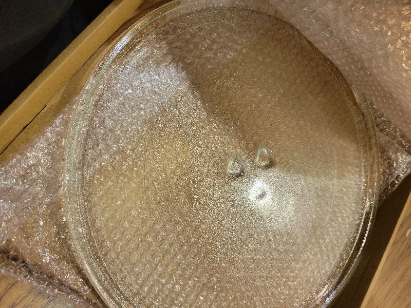 Photo 1 of 12" Whirlpool Microwave Glass Plate Replacement W11367904 W11291538 W10337247 W11443145, Compatible with Whirlpool Microwave Glass Turntable Plate WMH31017 WML55011 Whirlpool 12 Inch Microwave Plate