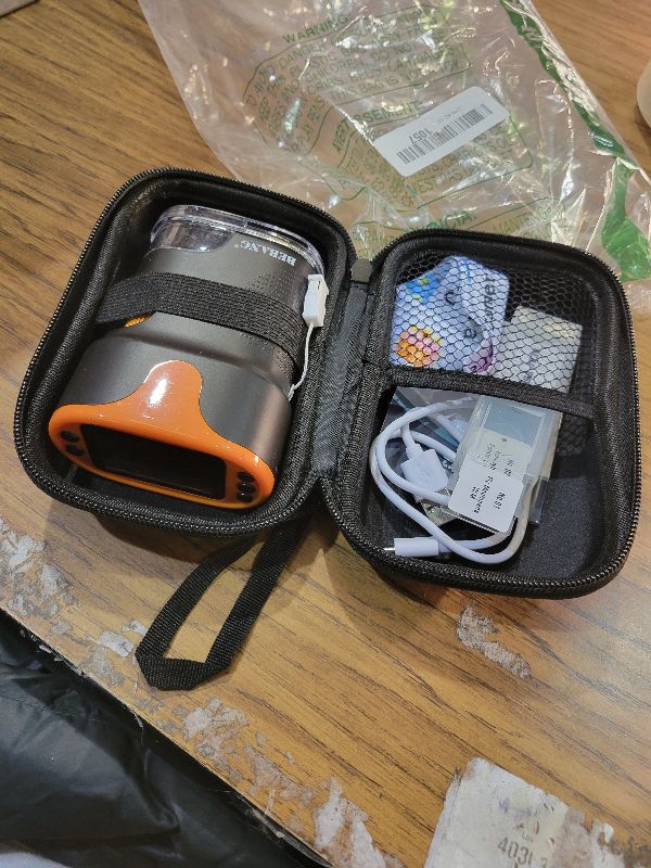 Photo 1 of 1000X Handheld Microscope for Kids 4K 2.0" Screen Rechargeable Mini Pocket Digital Microscopes w/Slides Kit Portable Edu Gift Age 4-6 8-12 Children Students