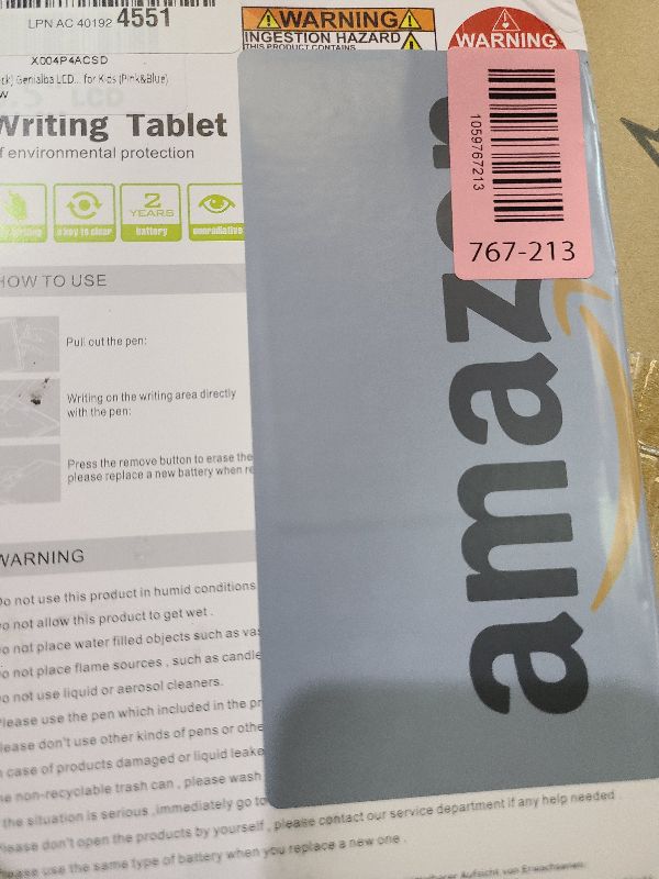 Photo 1 of [2 Pack] Genialba LCD Writing Tablet 8.5-Inch Colorful Doodle Board, Toddler Learning Educational Toys Gifts for 3-8 Years Old Girls and Boys, Electronic Drawing Pad for Kids (Pink&Blue)