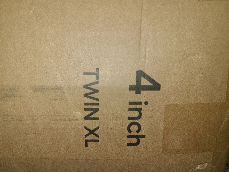 Photo 1 of  4 Inch Dual Layer Twin XL Mattress Topper, Memory Foam for Mattress Pad