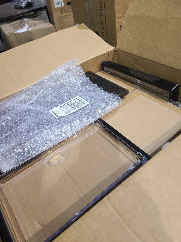 Photo 1 of 12 Pack Shoe Boxes Organizer, Magnetic Door Shoe Storage Boxes, Clear Sneaker Storage Box for Women/Men, Fit up to US Size 12