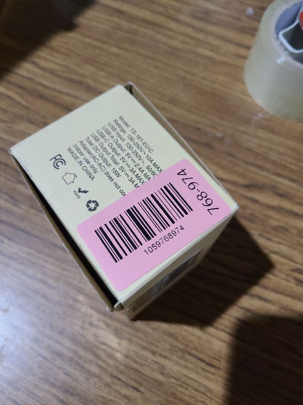 Photo 1 of 2 Pack European Plug Adapter USB C, TESSAN US to Europe Adapter 4 Outlets 3 USB Charger, Type C International Power Adaptor to Italy Spain France Portugal Iceland Germany, Europe Travel Essentials