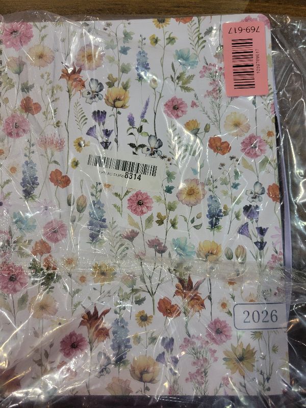 Photo 1 of 2026 Appointment Book Planner, Quarter-Hourly, Weekly & Monthly Appointment Planner (January 2026 - December 2026), 8.5"x11" Schedule Book with Flexible Cover & Tabs, Perfect for Office School Supplies - Wildflowers