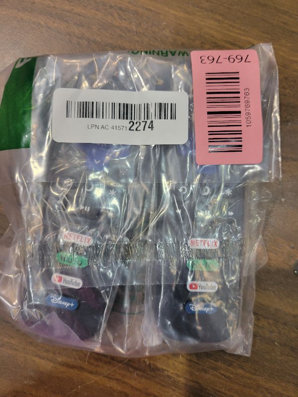 Photo 1 of (Pack of 2) Replacement Remote Control Only for Roku TV, Compatible for TCL Roku/Hisense Roku/Onn Roku/Sharp Roku/Element Roku/Westinghouse Roku/Philips Roku Smart TVs (Not for Roku Stick and Box)