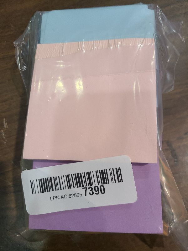 Photo 1 of (18 Pads) Sticky Notes 3x3 inch, Self-Stick Pads Bright Colors Sticky Note, Recyclable, Easy to Post for Home, Office, Notebook