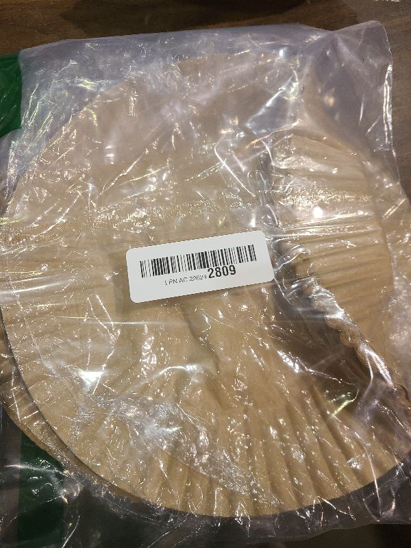 Photo 1 of 100PCS Air Fryer Paper Liners - 8 Inch Non-Stick Oil Resistant Disposable Parchment Liners | Fit 5-8QT Air Fryer, Baking/Roasting/Microwave, Food-Grade, No-Mess Cleanup