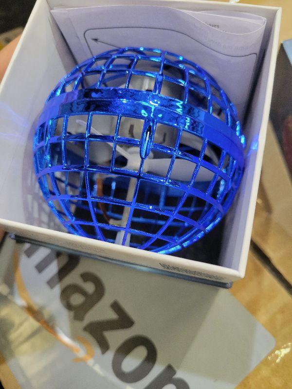Photo 1 of 2025 AI Flying Orb Ball Toy, Cosmic Globe Boomerang Hover Ball Galactic Fidget Spinner, Cool Stuff Toys for 6 7 8 9 10 11 12+ Year Old Boys Girls Teens Indoor Outdoor Toys(Blue)