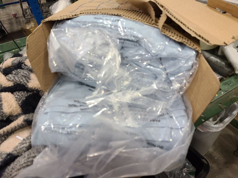 Photo 1 of Bedsure Full Comforter Set Light Blue - Bed in a Bag Full Size Bedding Set 7 Pieces, GentleSoft™ Pintuck Bed Set Gift for Family, Pinch Pleat All Season Comforter with Sheets, Pillowcases & Shams