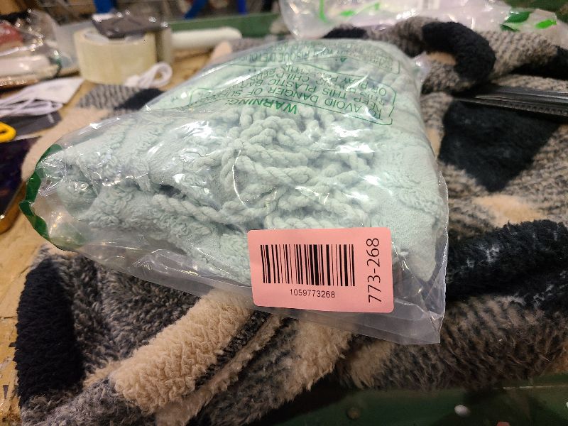 Photo 1 of Beatrice Home Fashions Medallion Chenille Bedspread, Standard Sham, Blue