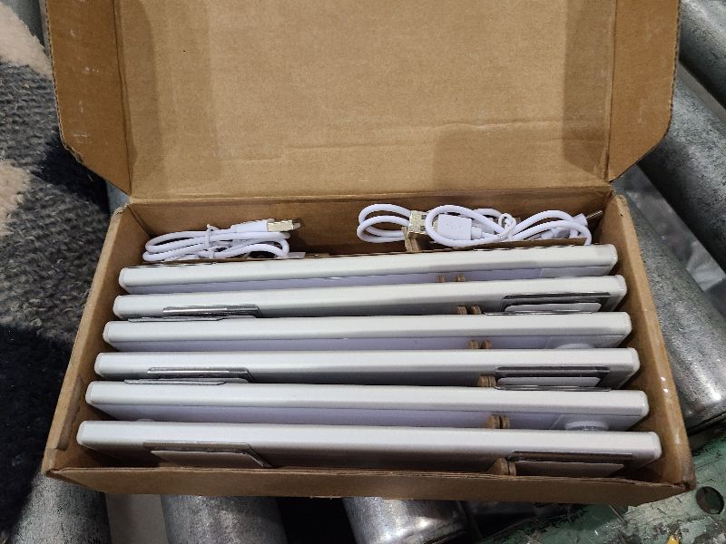 Photo 1 of 6 Pack Under Cabinet Lights Wireless, 32 LED Motion Sensor Light Indoor Rechargeable Magnetic Closet Lights Battery Operated, Under Counter Lights for Kitchen, Wardrobe, Hallway, Stairs