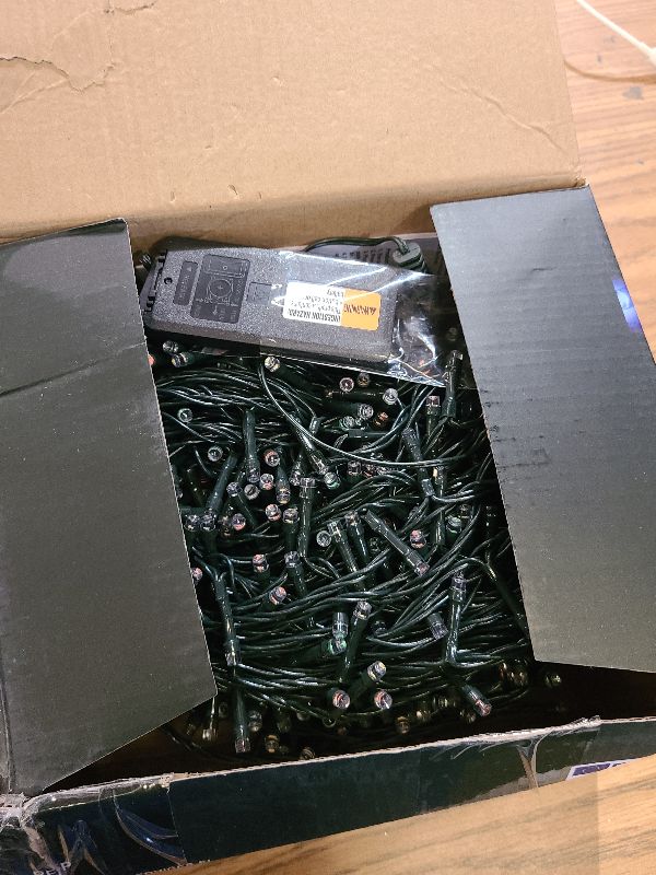 Photo 1 of 1000 LED String Lights Outdoor, 328FT Multicolor Christmas Lights for Outside with Remote, Timer Memory Function, 8 Modes Waterproof Fairy Lights Plug in, for Xmas Tree Bedroom Patio Party