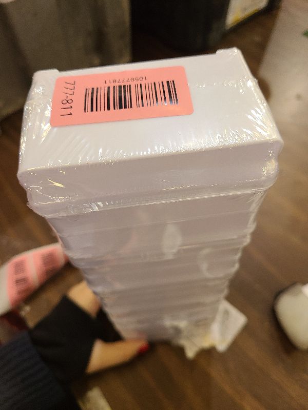 Photo 1 of 12PCS 30 * 10 * 7.5cm Cable Storage Box Set, Wire Organizer with Divided Compartments for Charging Cords, Earphones, and Small Electronic Accessories(White)