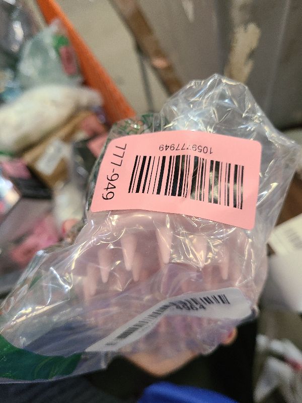 Photo 1 of 2 Pack Silicone Body Scrubber, Loofah Double-Sided Body Brush,Shower Scrubber and Scalp Massager Shampoo Brush for Sensitive Kids Women Men All Kinds of Skin (Black & Pink)