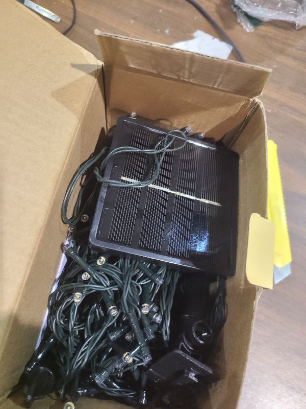 Photo 1 of 2 Pack 480 LED Solar String Lights for Outside, 170 FT Super Long Solar Chrismas Lights Outdoor with 8 Modes & Memory Function, Waterproof Twinkle Light for Xmas Tree Party Decorations (Warm White)