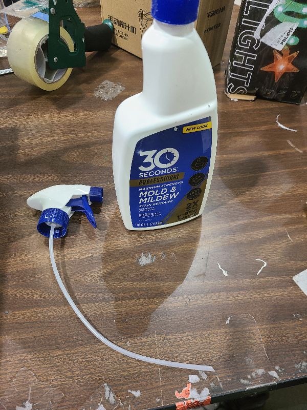 Photo 1 of 30 SECONDS Pro Mold and Mildew Stain Remover | Scrub Free | Brighter Results Instantly | Ready To Use | 32 Fl. Oz.