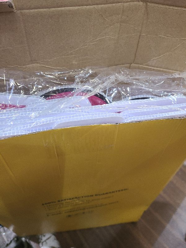 Photo 1 of 18 Pcs Happy Birthday Yard Sign with Stakes, Pink Happy Birthday Yard Sign with 49.2 Ft LED Light, 16 In Large Personalized Happy Birthday Sign, Waterproof Lawn Garden Birthday Party Decorations