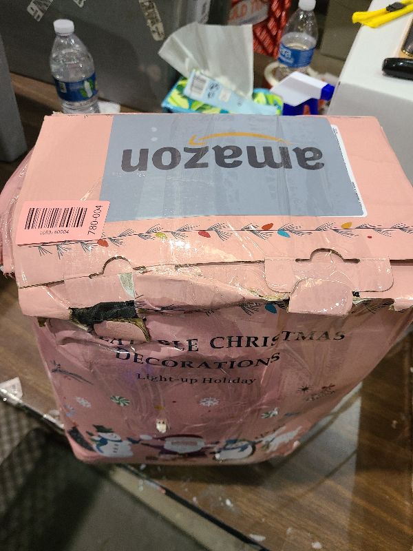 Photo 1 of 11.8 FT Inflatables Lying Santa Claus Outdoor Decorations, Blow Up Giant Inflatables Sleeping Santa Claus with LED Lights for Eaves Roof Garden Lawn Xmas Winter Party Holiday Indoor & Outdoor Decor