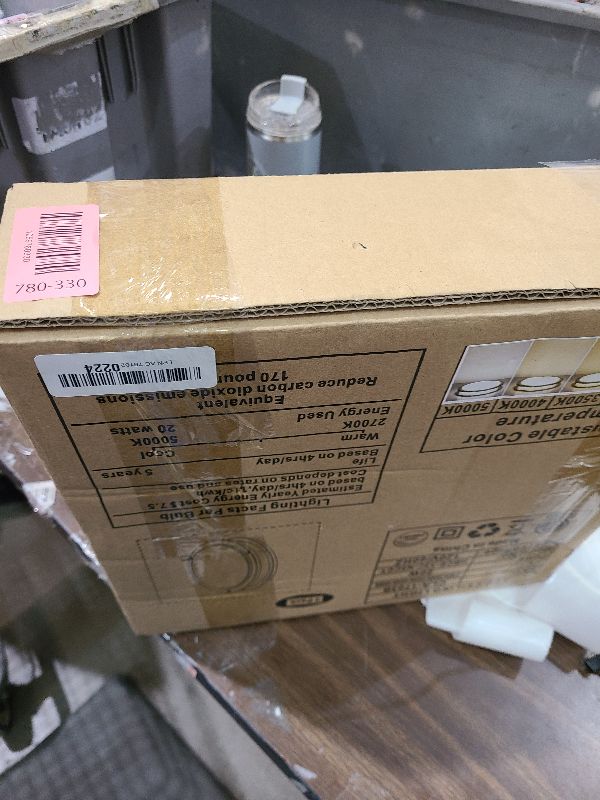 Photo 1 of 13 inch Flush Mount LED Ceiling Light Fixture, 2700K/3000K/3500K/4000K/5000K Adjustable Ceiling Lights, Brushed Nickel Saturn Dimmable Lighting for Hallway Bathroom Kitchen or Stairwell, ETL Listed