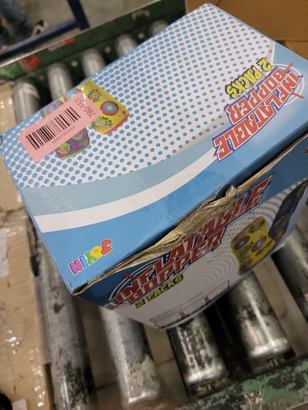 Photo 1 of 2 Pack Inflatable Bopper, 47 Inches Kids Punching Bag with Bounce-Back Action, Inflatable Punching Bag for Kids Presents