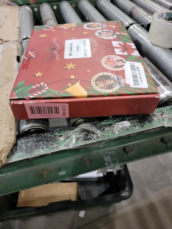 Photo 1 of AerWo 24PCS Christmas Picture Frame Ornaments for Christmas Tree, DIY Unfinished Wooden Photo Frame with Beads Bowknot and Colored Markers to Paint, Decorative Hanging Ornaments for Xmas Tree Decor