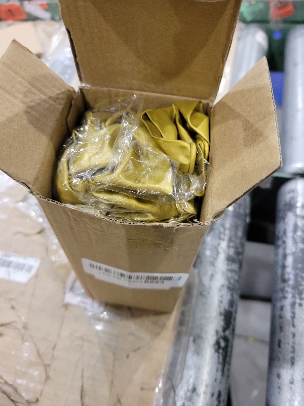 Photo 1 of 140pcs Gold Balloon Arch Kit, Gold Balloons of Different Sizes Pack of 18 12 10 5 Inch Party Balloon Kit for Birthday Party or Balloon Arch as Graduation Wedding Baby Shower Party Decorations