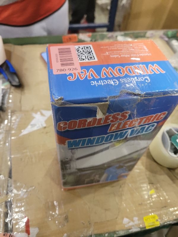 Photo 1 of 3 in 1 Rechargeable Window Vacuum Squeegee Cordless with 10 inch Blade, Window Cleaner for Efficiently Spraying, Wiping and Vacuuming Windows, Mirrors, Shower Glass, Tiles and Countertops, Blue