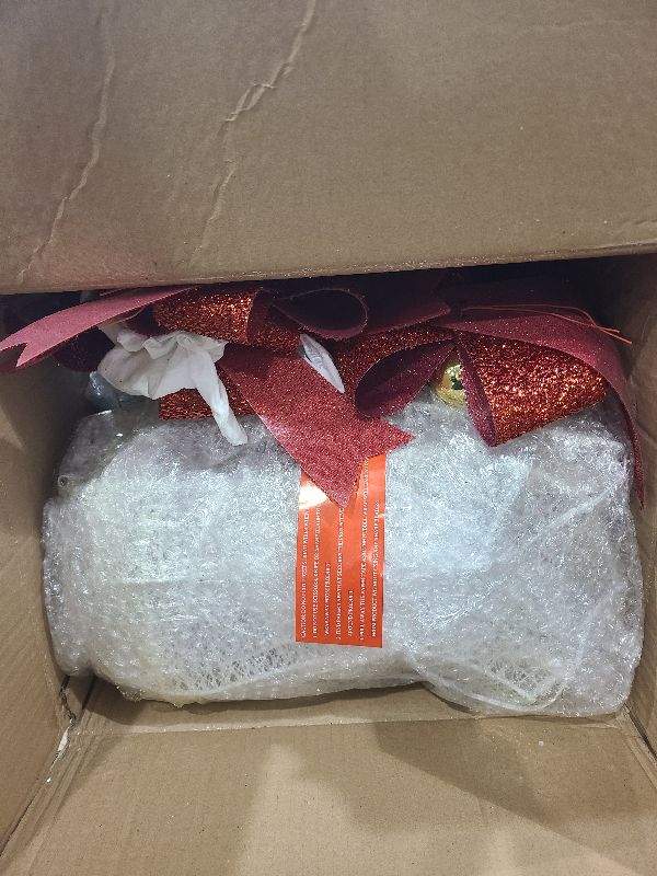 Photo 1 of 5ft Lighted Reindeer Christmas Outdoor Yard Decorations, 3Pcs Handmade Reindeer Family Set with 240 LEDs, Ground Stakes, Safe Material Metal Frame for Home, Garden, Indoor Holiday Decor, White