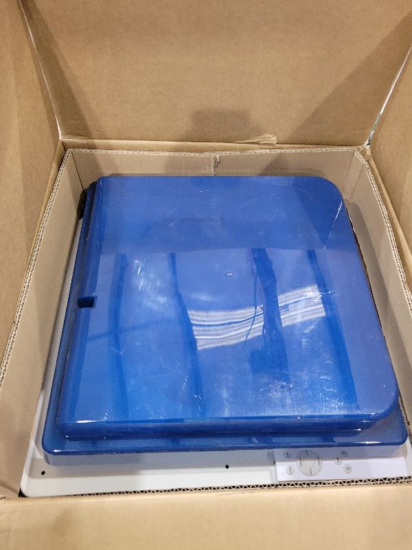 Photo 1 of 2012 Air Max 14" Vent RV Roof Vent Reversible Exhuast Fan, Ultra Low Sound RV Air Ventilation Ceiling Fan 12V Remote with Rain Sensor