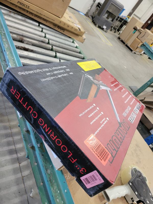 Photo 1 of 17mm Thick Upgrade Stability Heavy Laminate Floor Cutter,13" Professional Vinyl Flooring Cutter with 15° /30° /45°Adjustable Angle Settings,Cuts Laminate, LVP,LVT,SPC,Engineered Hardwood