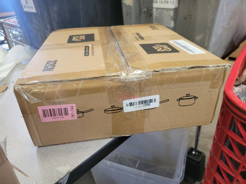 Photo 1 of 13 Inch  Stainless Steel Wok with Lid and Steamer Basket, Non Stick Stir Fry Pan, PFOA-Free, Works on Induction, Dishwasher & Oven Safe