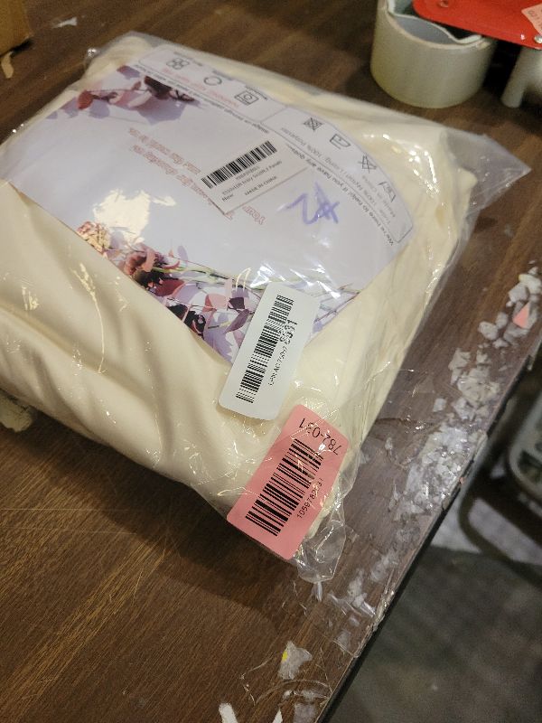 Photo 1 of 10x10ft Wrinkle Free Ivory Backdrop Curtain for Parties Soft Fabric Drapes Wedding Ivory Curtain Backdrop for Birthday Party Decorations Background for Photography 5x10ft,2 Panels