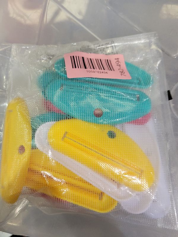 Photo 1 of 16pcs Toothpaste Tube Squeezer Dispenser, Toothpaste Roller Squeezer Tool, Hanging Tooth Paste Clips,for Tooth Paste, Hand Cream,Cleanser Creams,Easy Squeeze(Colorful)