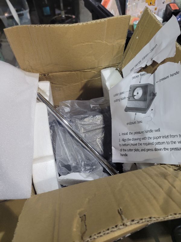 Photo 1 of 1 Inch Circle Punch Cutter Button Maker Machine for Paper Craft, DIY Hole Die Cutting Tool